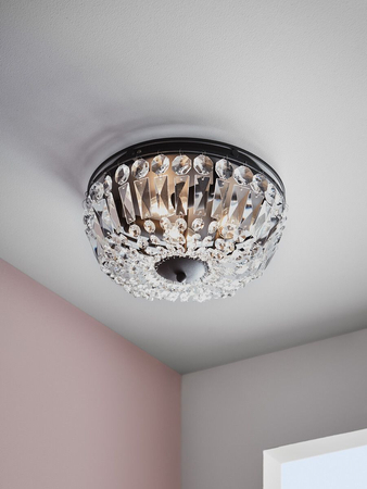 Plafon Markslöjd VASA 107587 czarny