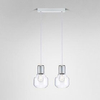 Lampa wisząca AQForm Modern Glass Barrel E27 x 2 Biały Struktura