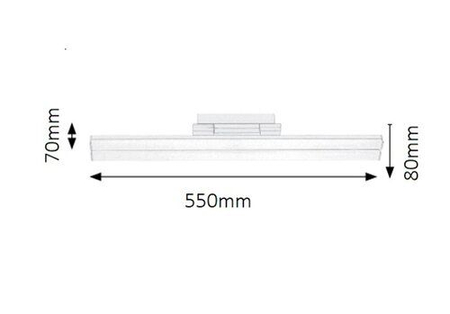 Lampa sufitowa Rabalux Esther 2218 chrom