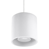 Sollux Lighting Lampa wisząca ORBIS 1 biały SL.0053