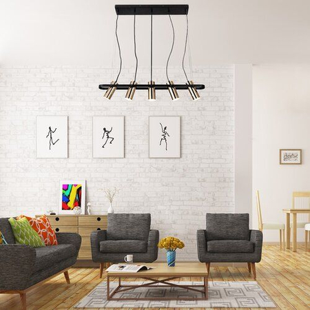 Lampa wisząca Rabalux Raven 6430 złoty