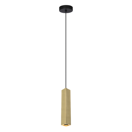 Lampa wisząca Italux PND-28394-1-GD Czarny, mosiężny