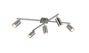 Lampa sufitowa Trio 612400507 srebrny