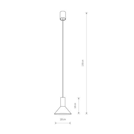 Lampa wisząca HERMANOS A Nowodvorski 8103 czarny