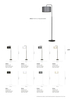 Lampa podłogowa TRAPO LP1 BL ECRU Emibig 570/4 miedziany