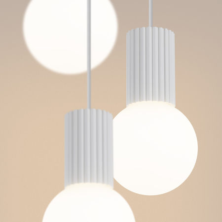 Sollux Lighting Lampa wisząca HALO 3P biała SL.1710