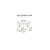 Kinkiet Zuma Line OB-2204BD-2-BK FORI LISTWA CZARNA-ZŁOTA/BLACK-GOLD
