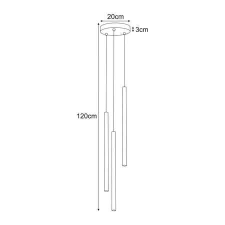 Lampa wisząca Kaja SUNO K-5836 beż