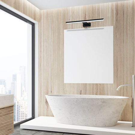 Milagro Kinkiet SHINE BLACK 60cm 13,8W LED ML4382 CZARNY