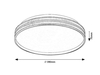 Lampa sufitowa Rabalux Gandor 71141 czarny