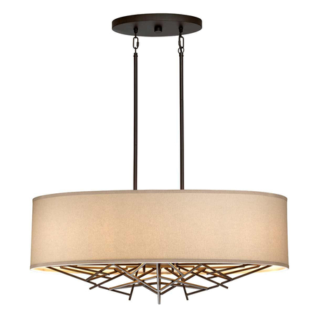 Lampa wisząca Elstead Lighting Taiko brąz TAIKO5-ISLE