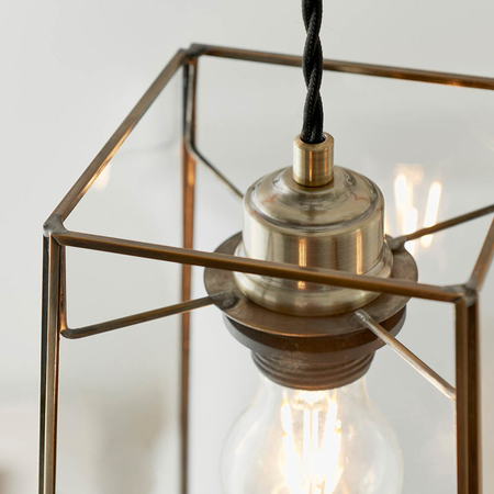 Lampa wisząca Endon Lighting Beaumont 60892 mosiądz