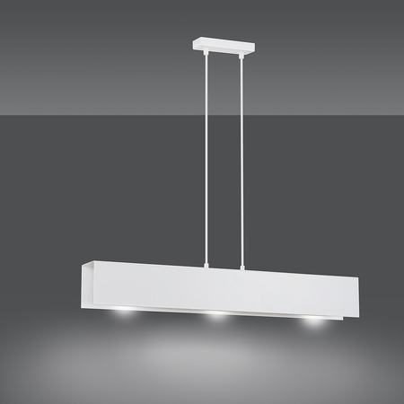 Lampa wisząca GENTOR 3 WHITE Emibig 673/3 biały