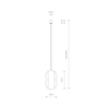 Lampa wisząca Nowodvorski PUKET M 11161 Naturalne drewno Biały