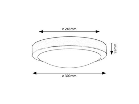 Lampa łazienkowa Rabalux Klementine 75008 chrom