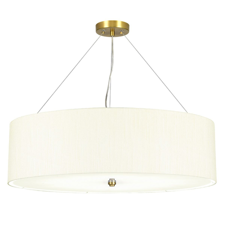 Lampa wisząca Elstead Lighting Pearce mosiądz DL-PEARCE30-7LT-IV-AB