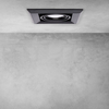 Milagro Lampa Podtynkowa Blocco 1x7W GU10 Led Czarny ML472 CZARNY