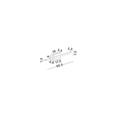 Kinkiet Luces Exclusivas ZALENCIO LE45451 czarny