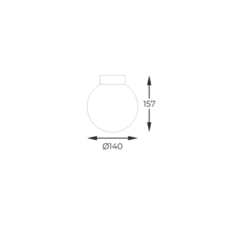 Lampa sufitowa Zuma Line C0574-01D-P7AA ARCTURUS LAMPA SUFITOWA CZARNA/BLACK