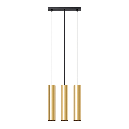 Sollux Lighting Lampa Wisząca LAGOS 3 złoty połysk SL.1201