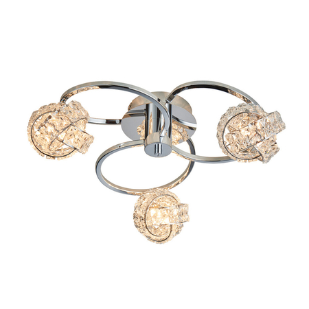 Lampa sufitowa Endon Lighting Talia 76285 chrom