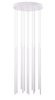 Lampa wisząca LOUISE 12 WH Azzardo AZ3421 biały