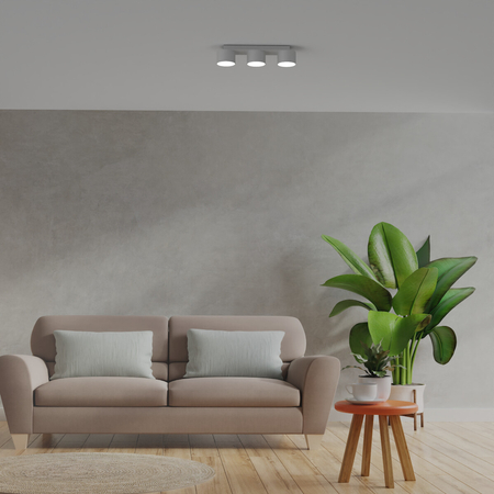 Milagro Lampa sufitowa Dixie 3xGX53 Biały MLP7540 BIAŁY