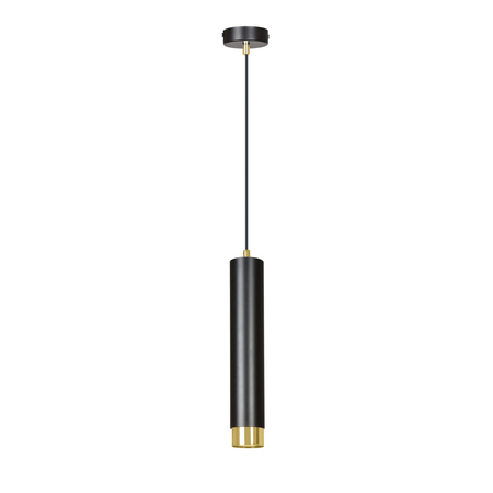 Lampa wisząca KIBO 1 BL/GOLD Emibig 644/1 czarny/złoty