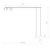 Lampa sufitowa Nowodvorski FOURTY 11472 Umbra gray
