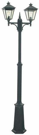 LONDON 482 BLACK E27 LED 2 X 9W DOUBLE