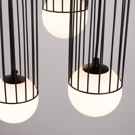 Sollux Lighting Lampa wisząca BRINA 3P czarna SL.1336