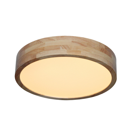 Plafon Italux Norton PLF-73827-3KS4KS65K-WO Biały, drewniany