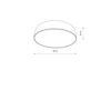 Lampa sufitowa SATELLITE M Nowodvorski 8016 czarny