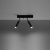 Sollux Lighting Plafon EYETECH 2 czarny SL.0898