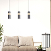 Lampa wisząca AKARI 3 BLACK Emibig 732/3 czarny
