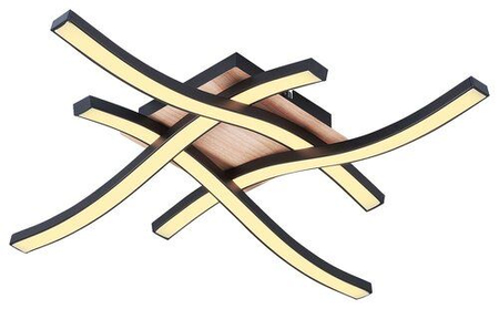 Lampa sufitowa Rabalux Heimdall 2281 czarny matowy