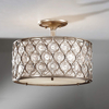 Lampa sufitowa Elstead Lighting Lucia srebrny FE-LUCIA-SF