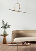 Lampa wisząca Maxlight LOZANNA P0390 złoty