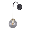 Kinkiet Italux Domenico WL-43232-1 Czarny mat, złoty