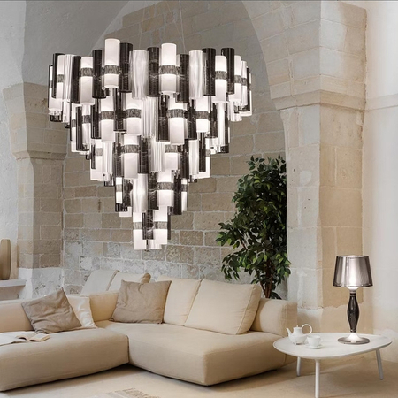 Lampa wisząca Slamp LA LOLLONA 4 - PEWTER LALS4XLPWT06T00NMTEU szary