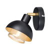 Spot Italux Savio SPL-27357-1-BK-GD Czarny mat, złoty
