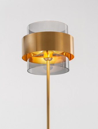 Lampa podłogowa Luces Exclusivas VIEJA czarny/złoty LE42627