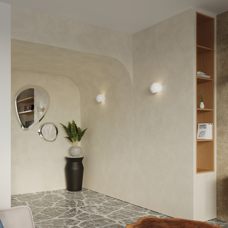 Sollux Lighting Kinkiet lakierowany GLOBE biały połysk SL.1026