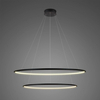 Lampa Ledowe Okręgi No.2 czarna 80cm 4k Dali