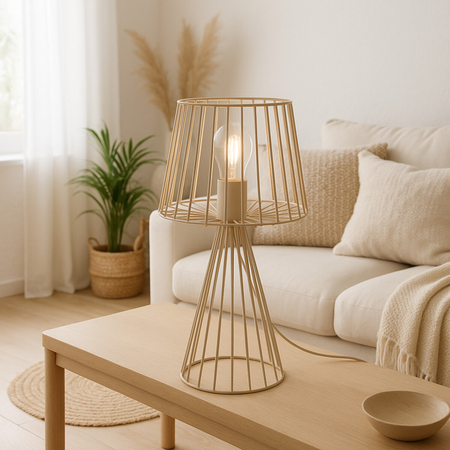 Lampa stołowa Kaja LIVIA K-5816 beż