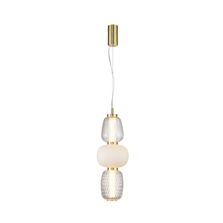Lampa wisząca Italux PND-98374-28W-GD Piaskowany złoty z połyskiem