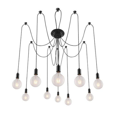 Lampa wisząca Rabalux Caspar 2224 czarny matowy