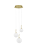 Lampa wisząca Luces Exclusivas YARA biały/złoty LE42758