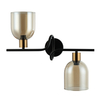Kinkiet Italux Servio WL-66892-2A-BK-AMB Czarny