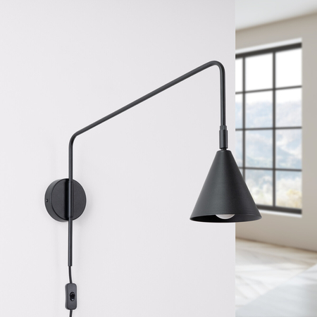 Sollux Lighting Kinkiet NOX czarny SL.1697